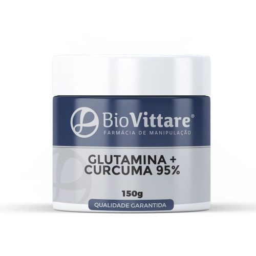 Glutamina + Curcuma (95% de Curcumina) 150g